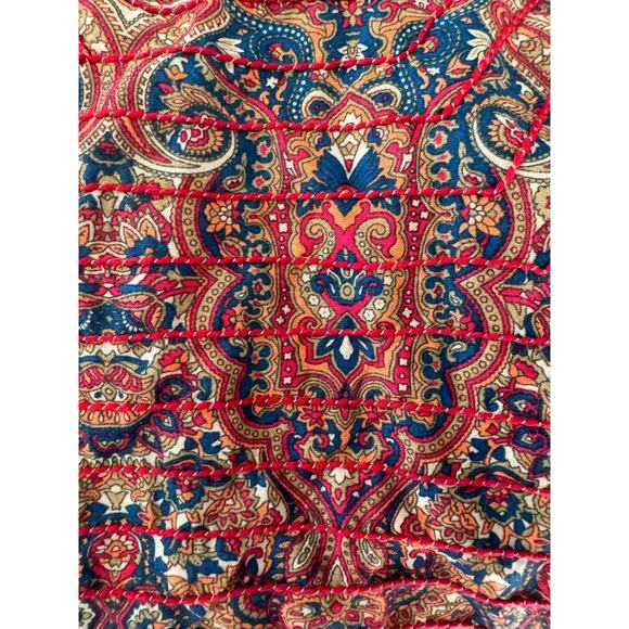 Haute Hippie flutter sleeve, tiered peasant-style maxi-dress size 14 - Picture 9 of 14